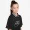 NIKE Sportswear kurzarm Jersey Kleid Mädchen 010 - black/black/white/black XS (122-128 cm)