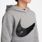 NIKE Sportswear Club Hoodie Kinder 063 - dk grey heather/black XS (122-128 cm)