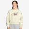 NIKE Sportswear Club Fleece Boxy Sweatshirt Mädchen 047 - soft pearl XS (122-128 cm)