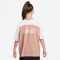 NIKE Sportswear Dri-FIT Freizeit Trikot Mädchen 800 - arctic orange/white XS (122-128 cm)