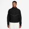 NIKE Sportswear Tech Knit Windrunner Trainingsjacke Herren 010 - black/black XS