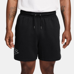 NIKE Sportswear Air Fleece Shorts Herren 010 - black/white/white 3XL