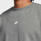NIKE Sportswear Club French Terry Oversize Sweatshirt Herren 063 - dk grey heather/white XS
