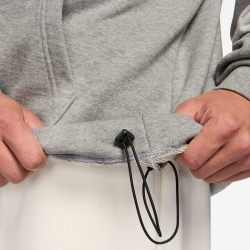 NIKE Sportswear Club French Terry Oversize Hoodie Herren 063 - dk grey heather/lt smoke grey/white XS