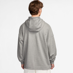 NIKE Sportswear Club French Terry Oversize Hoodie Herren 063 - dk grey heather/lt smoke grey/white XS