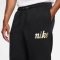 NIKE Club Fleece Open Hem Jogginghose Herren 010 - black/black/sail XS