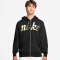 NIKE Sportswear Club Fleece Kapuzenjacke Herren 010 - black/black/sail XS