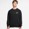 NIKE Sportswear Club Fleece Sweatshirt Herren 010 - black/white S