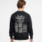 NIKE Sportswear Club Fleece Sweatshirt Herren 010 - black/white S