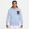 NIKE Sportswear Club French Terry Kapuzenjacke Herren 407 - hydrogen blue/obsidian XS