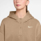 NIKE Sportswear Phoenix Fleece Oversize Cropped Henley Hoodie Damen 286 - linen/sail S