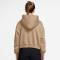 NIKE Sportswear Phoenix Fleece Oversize Cropped Henley Hoodie Damen 286 - linen/sail S