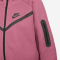 NIKE Sportswear Tech Fleece Kapuzenjacke Mädchen 641 - peony/black/black M (137-146 cm)