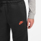 NIKE Sportswear Tech Fleece Jogginghose Jungen 015 - black/black/turf orange S (128-137 cm)