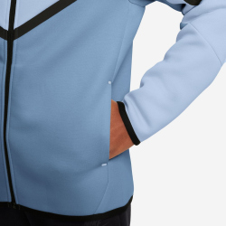 NIKE Sportswear Tech Fleece Kapuzenjacke Jungen 407 - hydrogen blue/work blue/black/black S (128-137 cm)