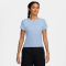 NIKE Sportswear Rib T-Shirt Damen 407 - hydrogen blue S