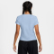 NIKE Sportswear Rib T-Shirt Damen 407 - hydrogen blue M