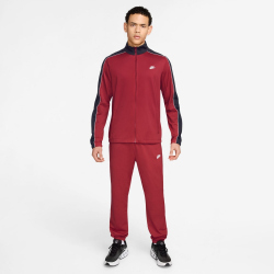 NIKE Club PK Trainingsanzug Herren 613 - team crimson/obsidian/white/white S