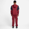 NIKE Club Fleece Kapuzen-Trainingsanzug Herren 613 - team crimson/white/obsidian/white S