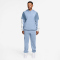 NIKE Club Fleece Kapuzen-Trainingsanzug Herren 407 - hydrogen blue/white/work blue/white S
