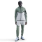 NIKE Tech Fleece Jogginghose Herren 365 - clay green/lt smoke grey/black L