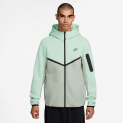 NIKE Tech Fleece Windrunner Kapuzenjacke 394 - barely green/light silver/black S