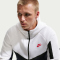 NIKE Tech Fleece Windrunner Kapuzenjacke 100 - white/obsidian/speed red S