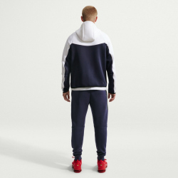 NIKE Tech Fleece Windrunner Kapuzenjacke 100 - white/obsidian/speed red M