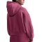NIKE Sportswear Club Fleece Boxy Hoodie Mädchen 634 - sweet beet/metallic gold XS (122-128 cm)