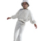 NIKE Sportswear Fleece Cozy Jogginghose Mädchen 047 - soft pearl/white XS (122-128 cm)