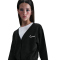 NIKE Sportswear Fleece Strickjacke Mädchen 010 - black/white L (146-156 cm)