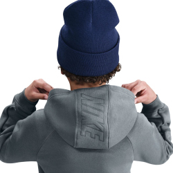 NIKE Sportswear Club Fleece Kapuzen-Trainingsanzug Kinder 084 - smoke grey/smoke grey/game royal/white M (137-147 cm)