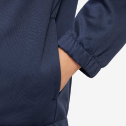 NIKE Sportswear Dri-FIT Kapuzen-Trainingsanzug Kinder 410 - midnight navy/white/white M (137-147 cm)