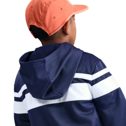 NIKE Sportswear Dri-FIT Kapuzen-Trainingsanzug Kinder 410 - midnight navy/white/white M (137-147 cm)