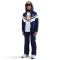 NIKE Sportswear Dri-FIT Kapuzen-Trainingsanzug Kinder 410 - midnight navy/white/white M (137-147 cm)