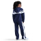 NIKE Sportswear Dri-FIT Kapuzen-Trainingsanzug Kinder 410 - midnight navy/white/white M (137-147 cm)