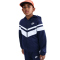 NIKE Sportswear Dri-FIT Kapuzen-Trainingsanzug Kinder 410 - midnight navy/white/white M (137-147 cm)