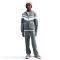 NIKE Sportswear Dri-FIT Kapuzen-Trainingsanzug Kinder 084 - smoke grey/white/white S (128-137 cm)