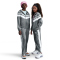 NIKE Sportswear Dri-FIT Kapuzen-Trainingsanzug Kinder 084 - smoke grey/white/white S (128-137 cm)