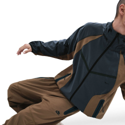 NIKE Tech Oversize Webhose Herren 235 - mosswood brown/mosswood brown/black XS
