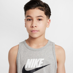 NIKE Sportswear Tanktop Kinder 064 - dk grey heather/black S (128-137 cm)