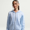 NIKE Sportswear Phoenix Fleece Kapuzenjacke Damen 407 - hydrogen blue/sail XS