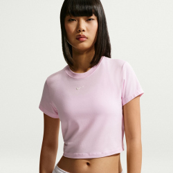 NIKE Sportswear Chill Knit Cropped T-Shirt Damen 665 -...