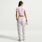 NIKE Sportswear Chill Knit Cropped T-Shirt Damen 665 - pink foam/sail XS