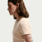 NIKE Sportswear Chill Knit Cropped T-Shirt Damen 287 - linen/sail XS