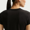 NIKE Sportswear Chill Knit Cropped T-Shirt Damen 013 - black/white XS