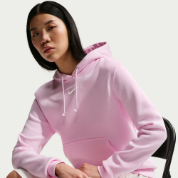 NIKE Sportswear Phoenix Fleece Hoodie Damen 663 - pink foam/sail S