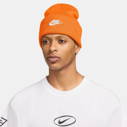 NIKE PEAK Futura Beanie 803 - total orange/white