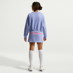 NIKE Sportswear Club Fleece Boxy Crewneck Sweatshirt Mädchen 569 - light thistle/light thistle/white L (146-156 cm)