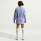 NIKE Sportswear Club Fleece Boxy Crewneck Sweatshirt Mädchen 569 - light thistle/light thistle/white L (146-156 cm)